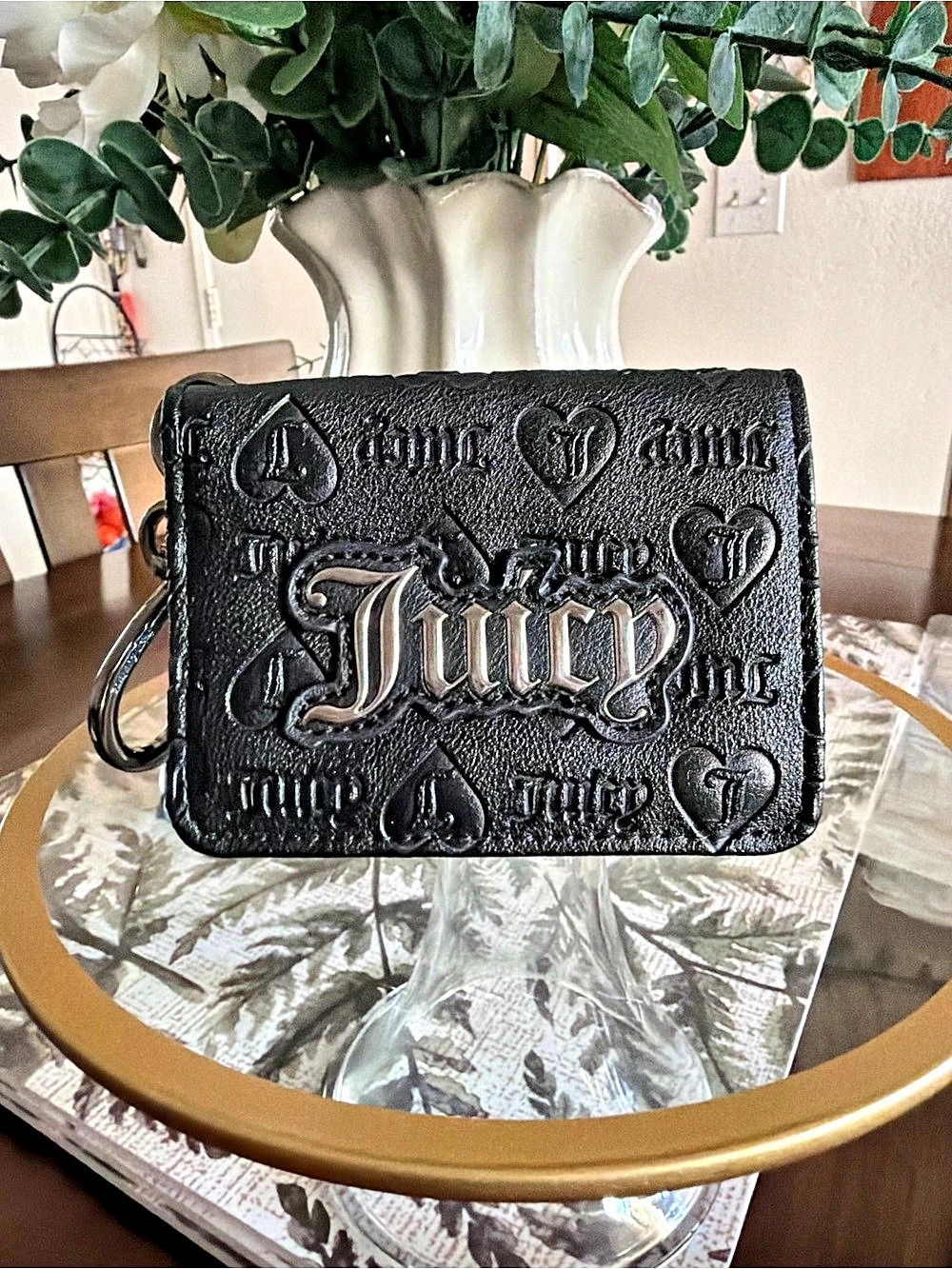 Juicy Couture Black & White Crossbody Bag Like New